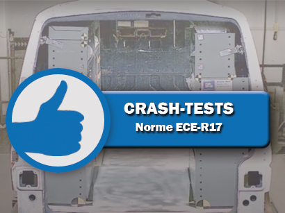 Crash test aménagement utilitaire