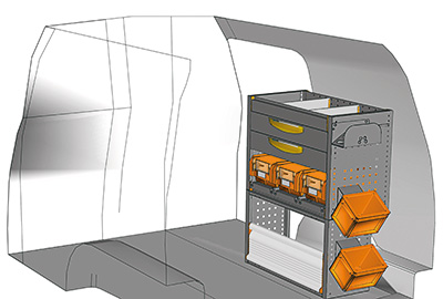 Aménagement Caddy CA-0709-10