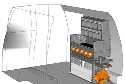 Aménagement Caddy CA-0710-02