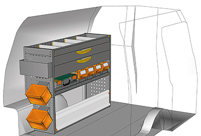 Aménagement Caddy CA-1209-10