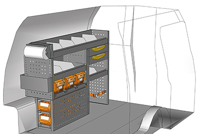 Aménagement Caddy CA-1209-13