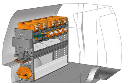 Aménagement Caddy CA-1209-15