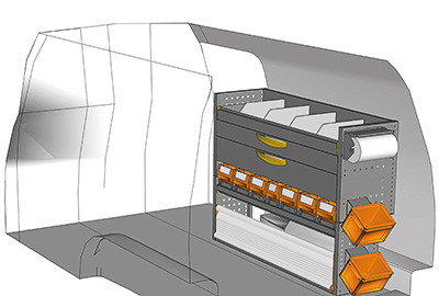 Aménagement Caddy CA-1209-24