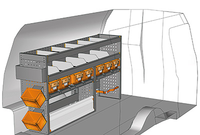 Aménagement Caddy CA-1709-04