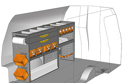 Aménagement Caddy CA-1709-06