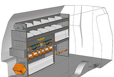 Aménagement Caddy CA-1710-01