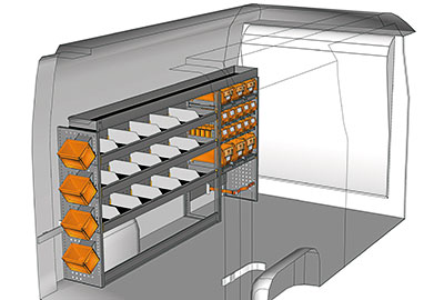 Exemples aménagement NV400 L2 H2 - H3 MA 2413 01