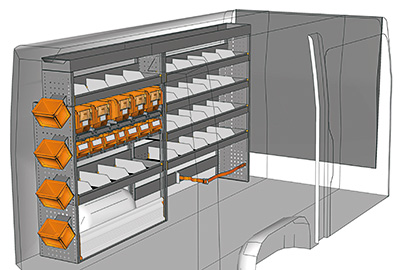 Exemples aménagement Sprinter L2 H1 SP-2715-01