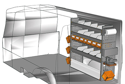 Aménagement Transporter TS 1212-01