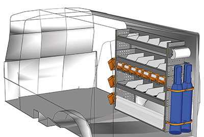 Aménagement Transporter TS 1212-02