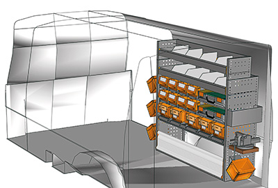 Aménagement Transporter TS 1212-03