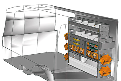 Aménagement Transporter TS 1212-04