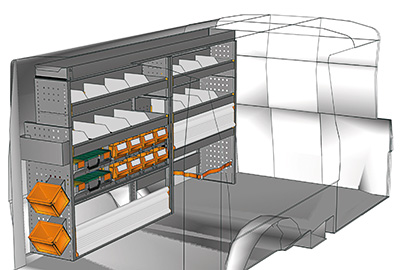 Exemples aménagement Transporter L2 H1 TS 2212-01