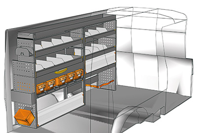 Exemples aménagement Transporter L2 H1 TS 2212-02