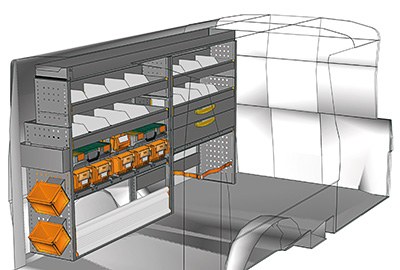 Aménagement Transporter TS 2212-04