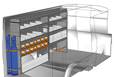 Aménagement Transporter TS 2212-05