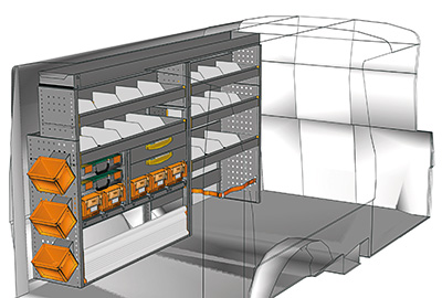 Aménagement Transporter TS 2212-06