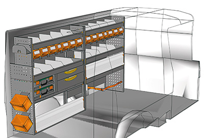 Aménagement Transporter TS 2412-04