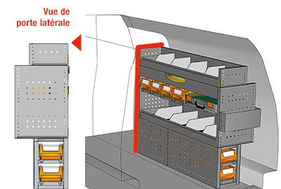 Aménagement Caddy CA-1210-21
