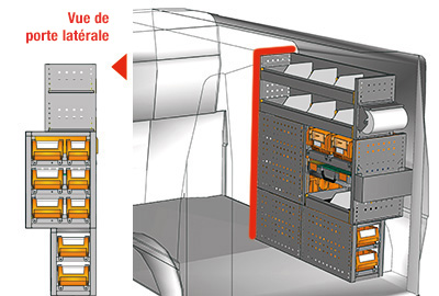 Aménagement Transporter TS 1012-04