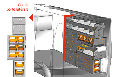 Aménagement Transporter TS 1212-05