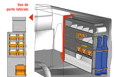 Aménagement Transporter TS 1212-06