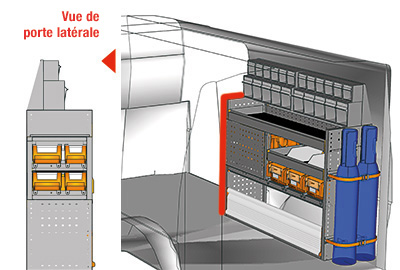 Aménagement Transporter TS 1212-07