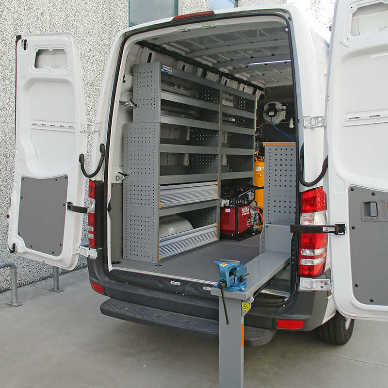 Aménagement camion atelier