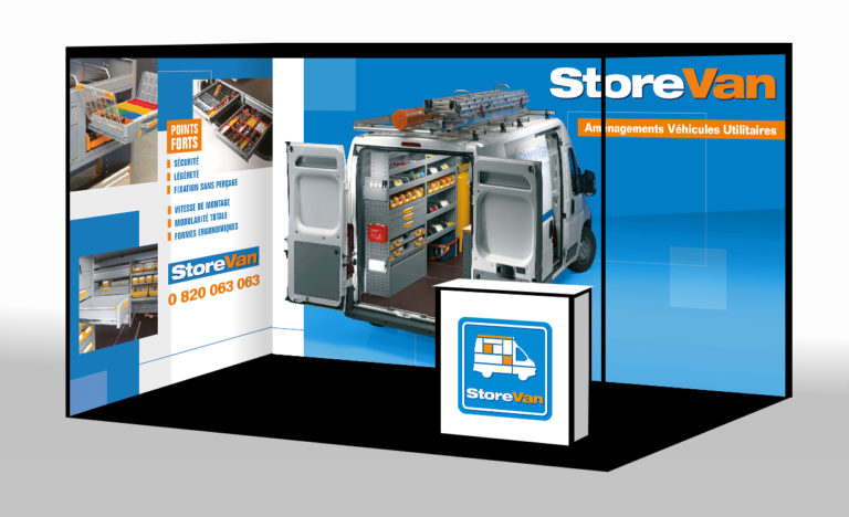 Salon stand StoreVan